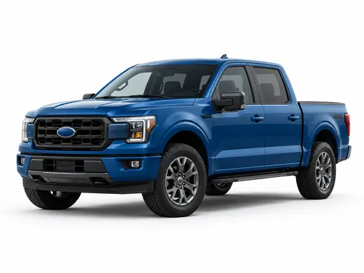 Blue pickup truck