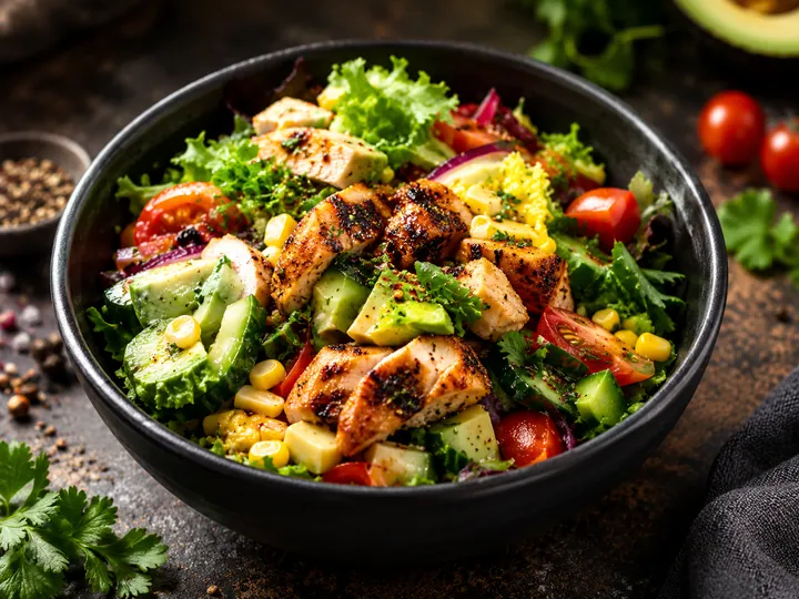 Grilled chicken bowl