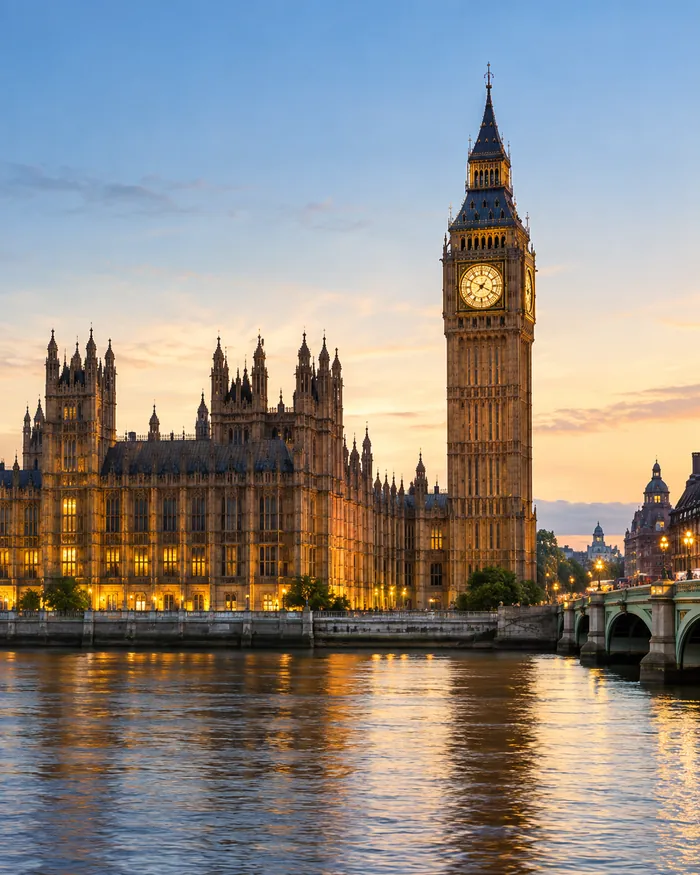 Palacio de Westminster y el Big Ben sobre el Támesis