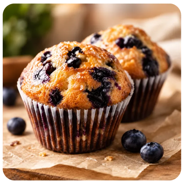 Blueberry muffins