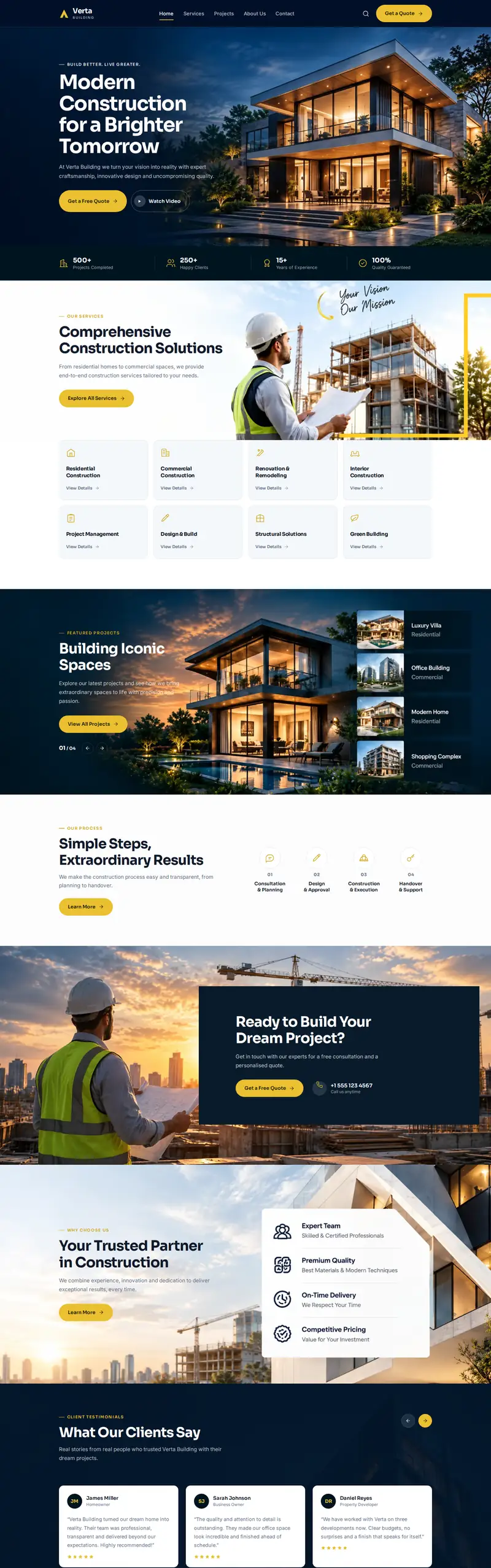 Home de Verta Building en computadora